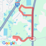 5 miles route map