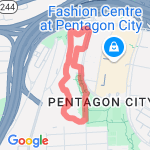 Riverhouse 1 miler route map