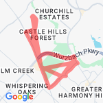 6.3 mile loop route map