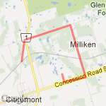 hilly townline route map