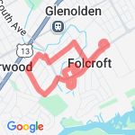 3 mile at home  route map