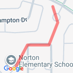 marina's walking route map