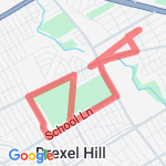 up to the high school and around the cemetery route map