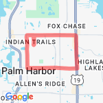 Palm Harbor 5.6 milrd route map