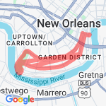 St Charles route map