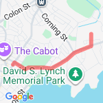 house to school route map