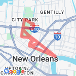 City park along esplanade route map