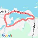 Straits Pond route map