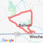 kehrs mill / clayton loop route map