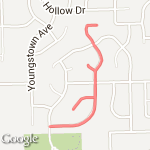 Gettysburg Address route map