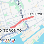 queen east  route map