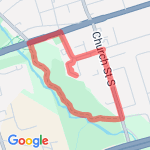 Ravine walk route map