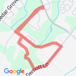 yellow park to new new park loop route map