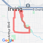 cenntenial run route map