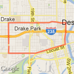 6 miles route route map