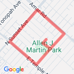 Running longer by my parents home route map