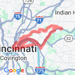 20 Mile Run route map