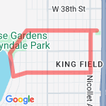 2.8 mile loop route map