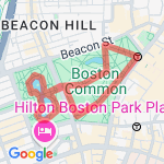 Boston Common 1 route map