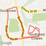 southcrest route map