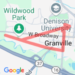 granville trails route map