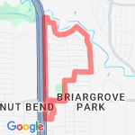 Hershey Park route map