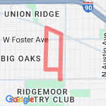 Higgins-Natoma route map