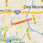 3 miles to capital route map