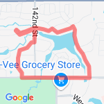 Clive lake route map