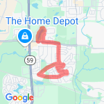 Beaver Pond-1 route map