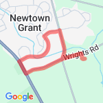 chesterbrook loop x2 route map