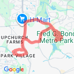 Easter run route map