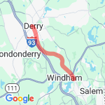 Rockingham Trail Way route map