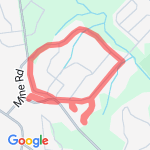 Crim Loop with 2 cul de sacs route map