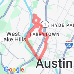10 miles of hills  route map