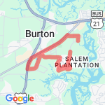 Saturday Workout route map