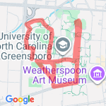 5K Option 1 route map