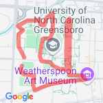 5K Option 2 route map