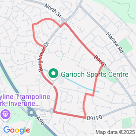 3k loop - 3.22 Km route in Inverurie