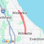 6 miler tre-wilmette run club route map