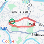 7 Mile loop route map