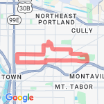8.57 miles route map