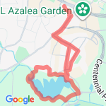 Lake Raleigh route map