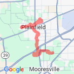 Park2Park Leg 1 route map