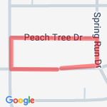 Jack's Bike Ride route map