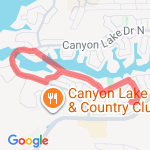 4 mile out and back from house route map