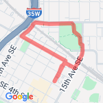 Dinkytown 1 route map