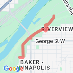 Ohio Hills route map