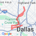 Turtle Creek INT route map
