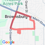 5 mile run route map